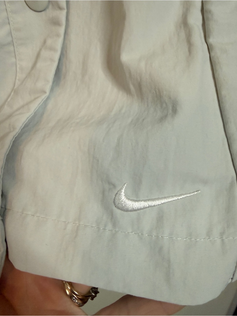 Nike Cream Colored Snap-Front Athletic Skort Woman’s Size Small - Picture 3 of 10